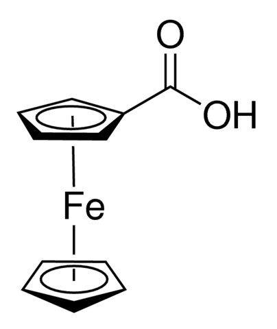 Ferrocenecarboxylic acid Chemical Structure